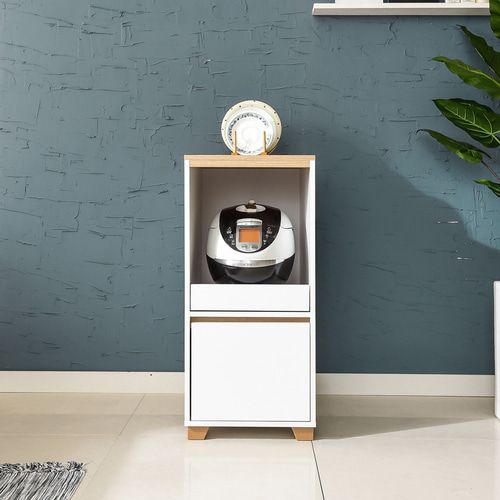 블레스가구 디퍼 광파오븐 틈새 수납 밥솥다이 렌지대 400