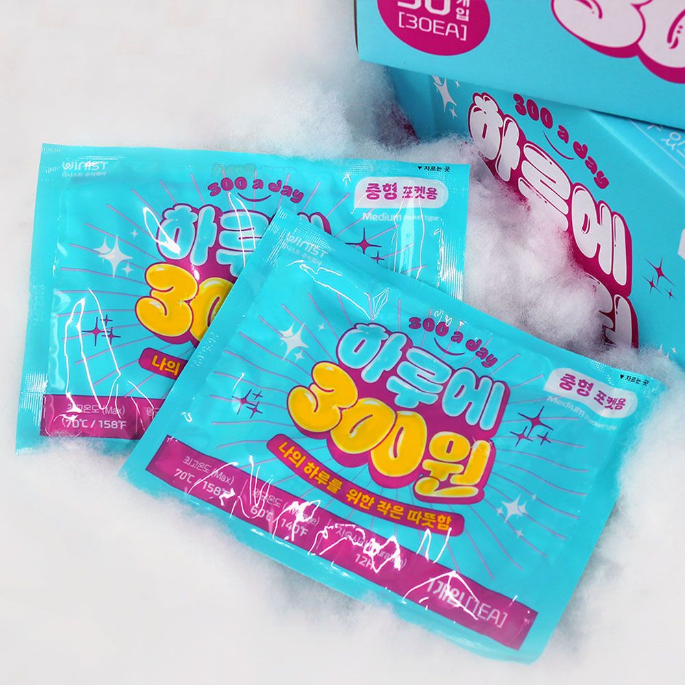 위니스트 하루300 핫팩 90g 중형 포켓형 30매