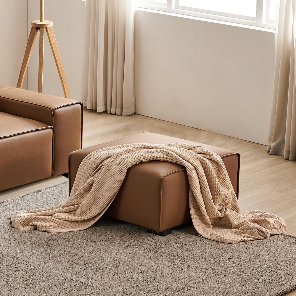 DF동서가구 알론 PU 가죽 소파 스툴 