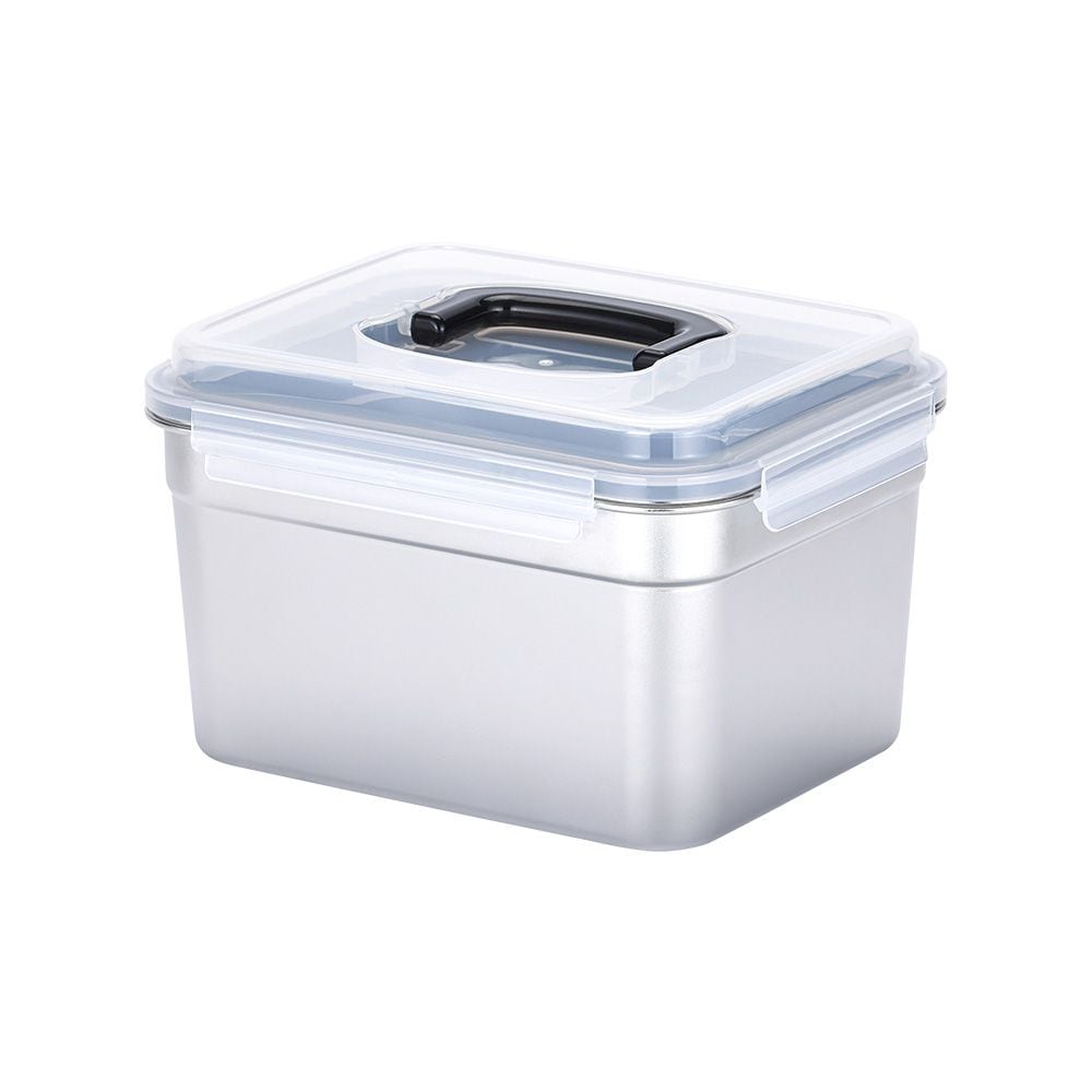 네오플램 Q스텐 304 김장 김치통 밀폐용기 직사각 7.5L