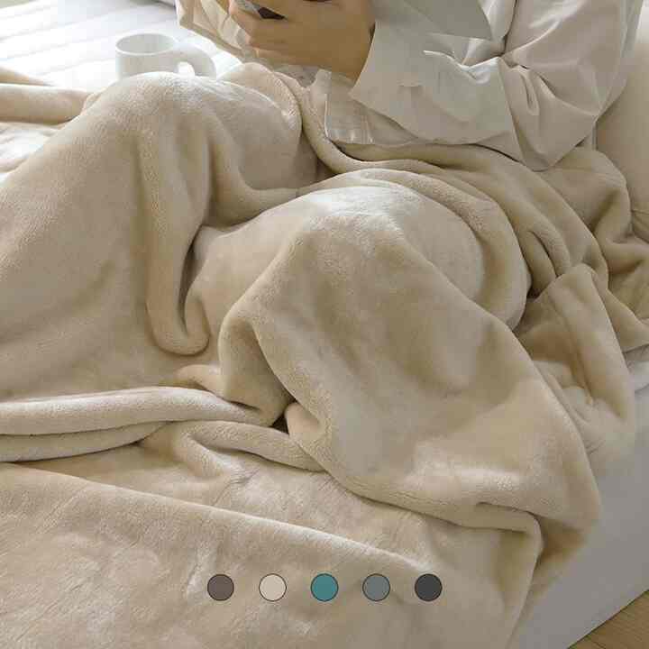 DOUBLE SOFT マイクロファイバー 両面 ブランケット 2枚セット［3色・10サイズ］