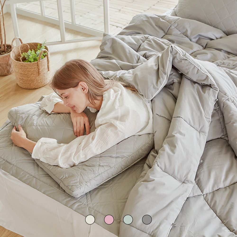 라뽐므 컬러 추가 라울 호주산 양모 60수 호텔 이불_SS Q K 사계절/한겨울/강추위용 4컬러