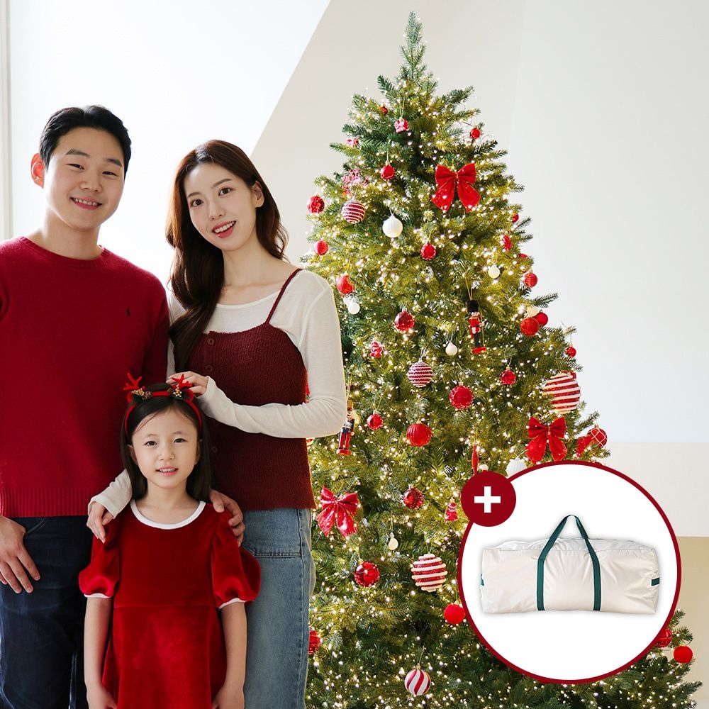 보관백 증정 이벤트 중! 평생 크리스마스 트리 대형 트리 무장식트리 PE 전나무 고급 트리