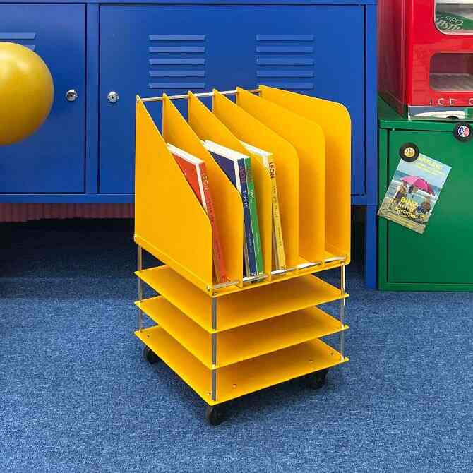 レイヤー ブックワゴン［3色］