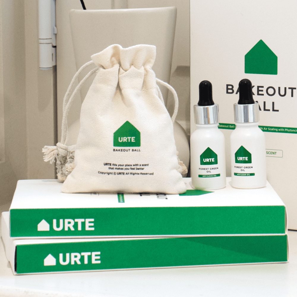 유르테 베이크아웃볼 포레스트 20평 세트 셀프 새집증후군 제거 방법 새집 새가구 페인트 냄새