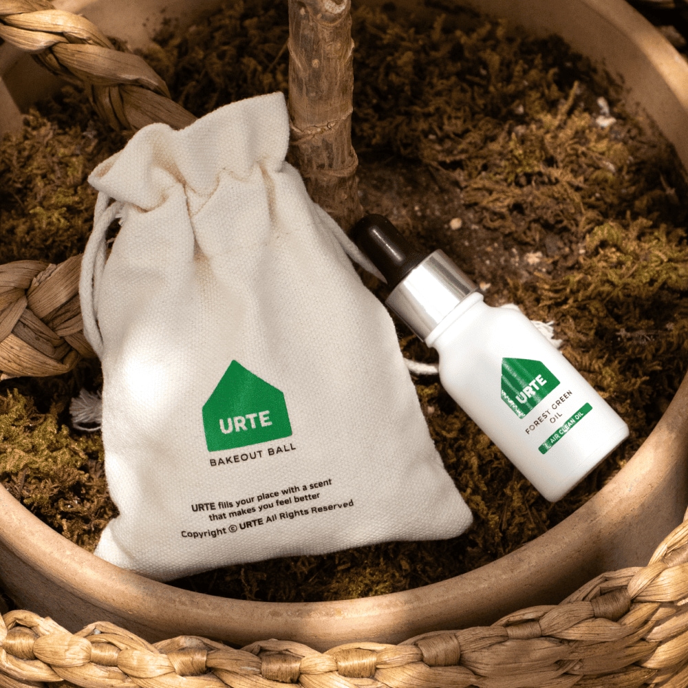 유르테 베이크아웃볼 포레스트&포레스트 오일 SET 셀프 새집증후군 새집 새가구 냄새 제거