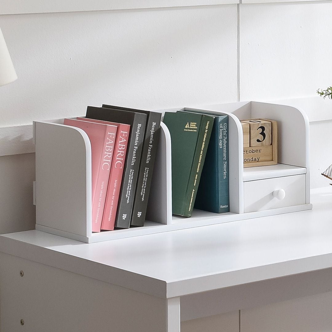 [오늘출발] [신상품] 홈퍼니 심플 60cm 1단 서랍형 책상 미니 책꽂이 6colors