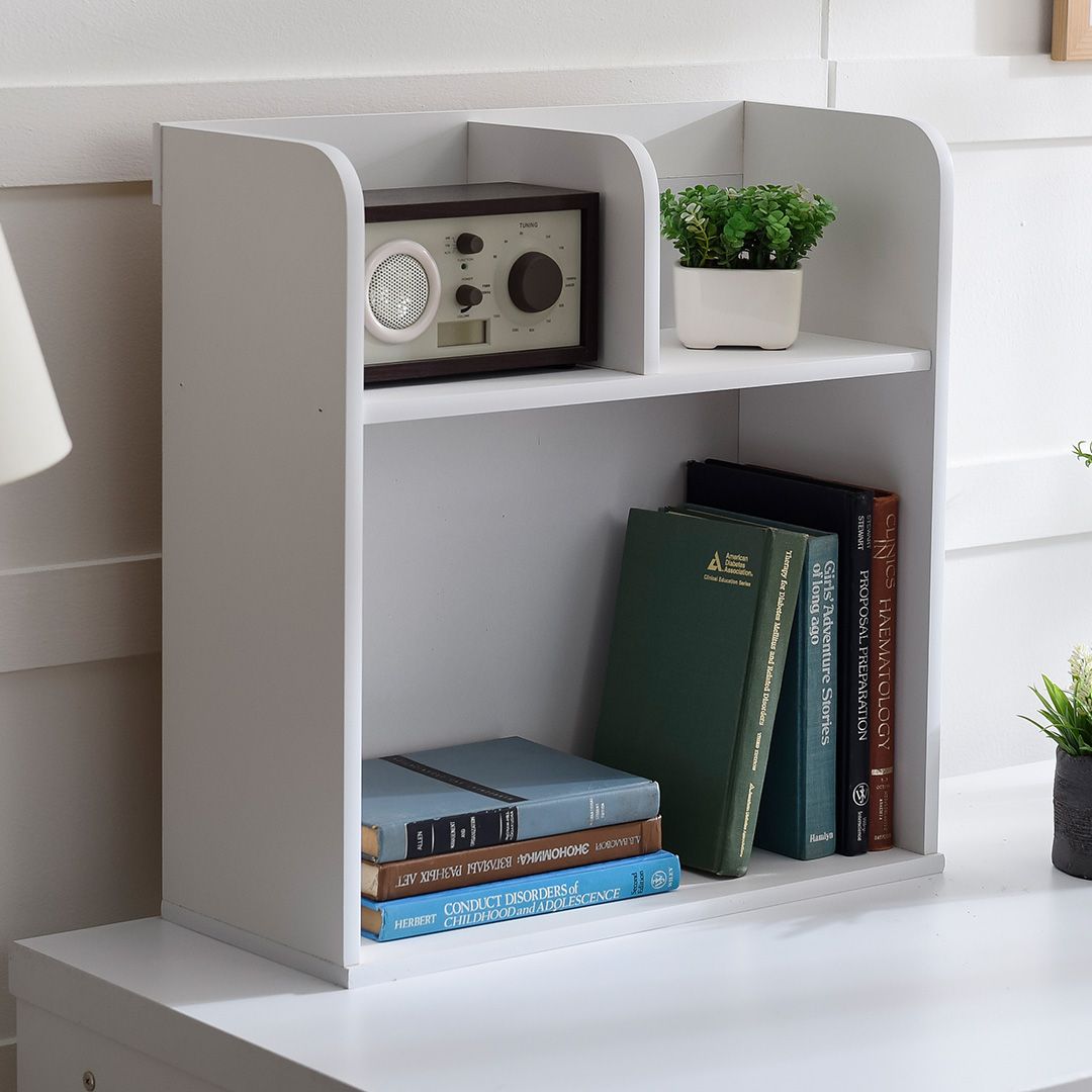 [오늘출발] [신상품] 홈퍼니 심플 48cm 2단 A 책상 미니 책꽂이 6colors