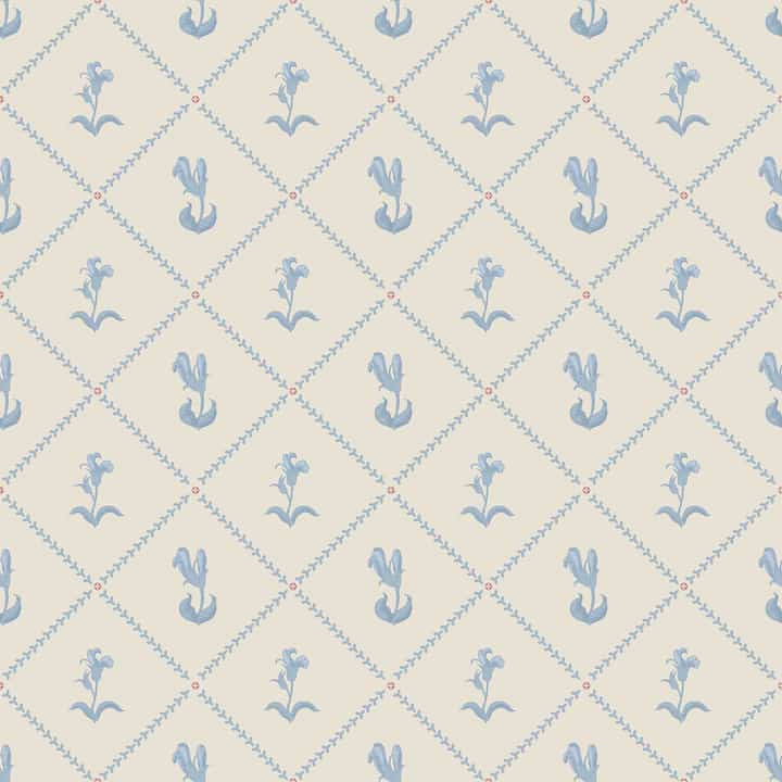 剥がしやすい ファブリック壁紙 Salvia Pattern［8種］