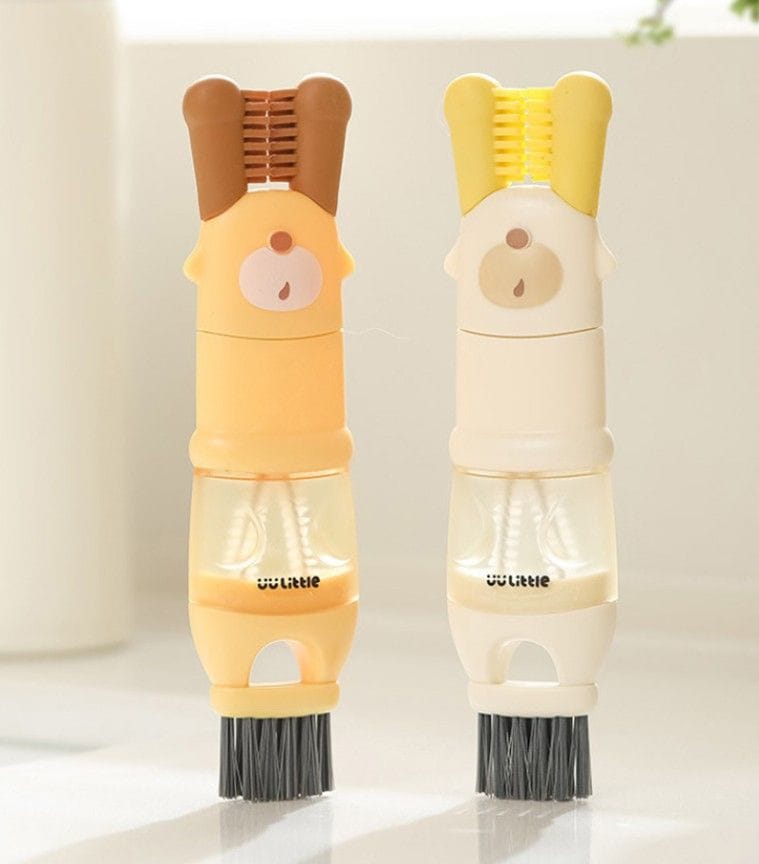 [오늘출발] [신상품] 러블랭 5 in 1 멀티 빈틈 구석 세척솔 텀블러 물병 젖병 다용도