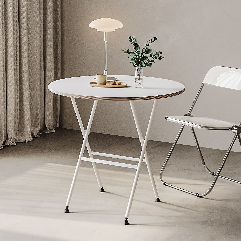 [오늘출발] [신상품] 소프시스 E0등급 올리브 원형 폴딩 접이식 테이블 소파 거실테이블 800