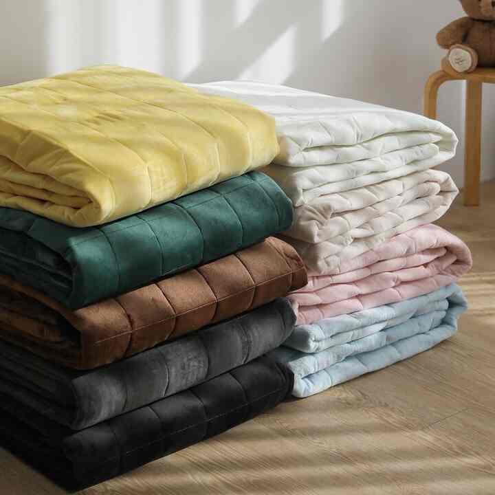 ふんわりミルク極細マイクロファイバー 冬用 固定バンド付きベッドパッド［9色・3サイズ］