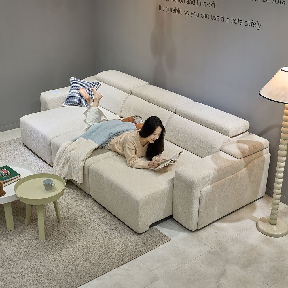 페다 씨커 풀옵션형 모션 무빙 슬라이딩 리클라이너 컬프 라이브스마트 패브릭 3인/4인/5인 소파