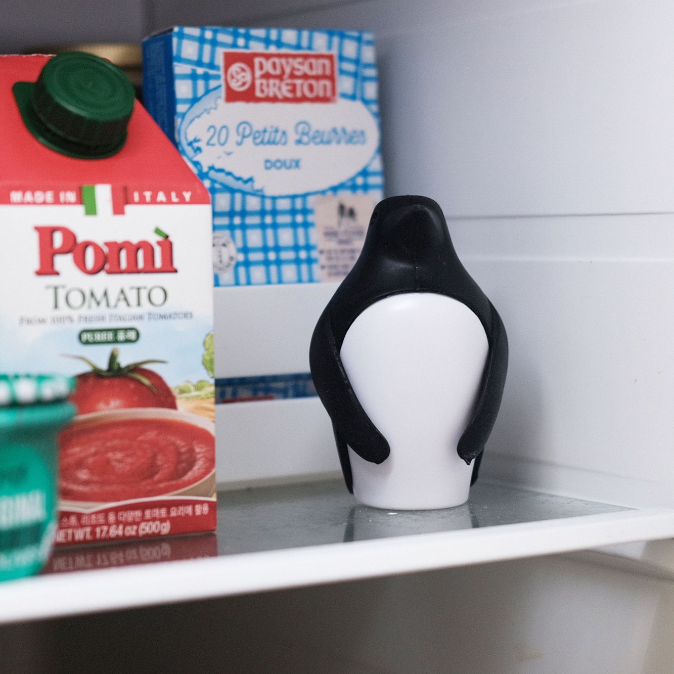 메종드모리 펭귄 냉장고 탈취제 케이스 베이킹소다