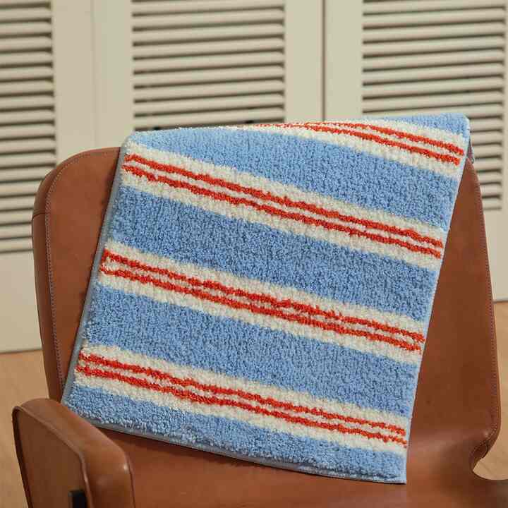 ECLAT ストライプ ラグ［2種］