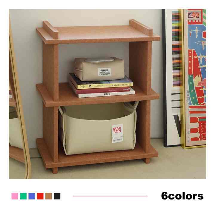 カラー組み合わせ自由 2WAY モジュール式 フェルトシェルフ［6色］