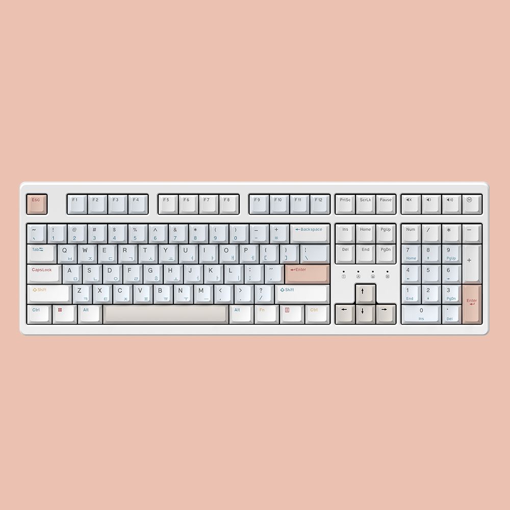 한성컴퓨터 TFG Cloud Max CF 가스켓키보드 DS 멀티파스텔(문라이트 유소음 도독 35g)