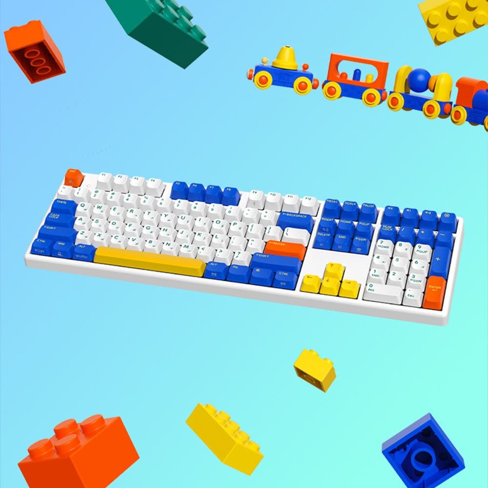 한성컴퓨터 GK898B PRO 동그리 8K 3모드 래피드트리거 무접점키보드 TOY BLOCK2 35G