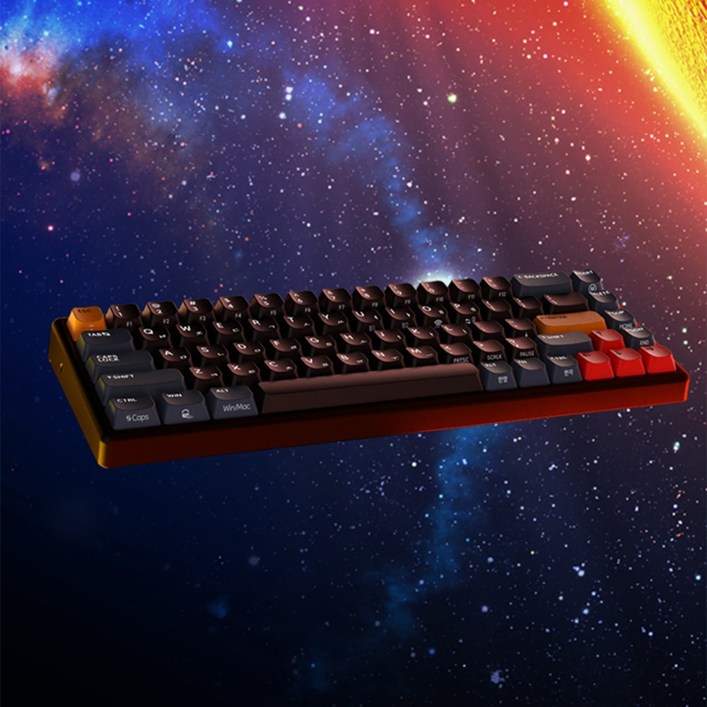 한성컴퓨터 GK868B PRO 동그리 8K 3모드 래피드트리거 무접점키보드 VENUS NAVY 35G