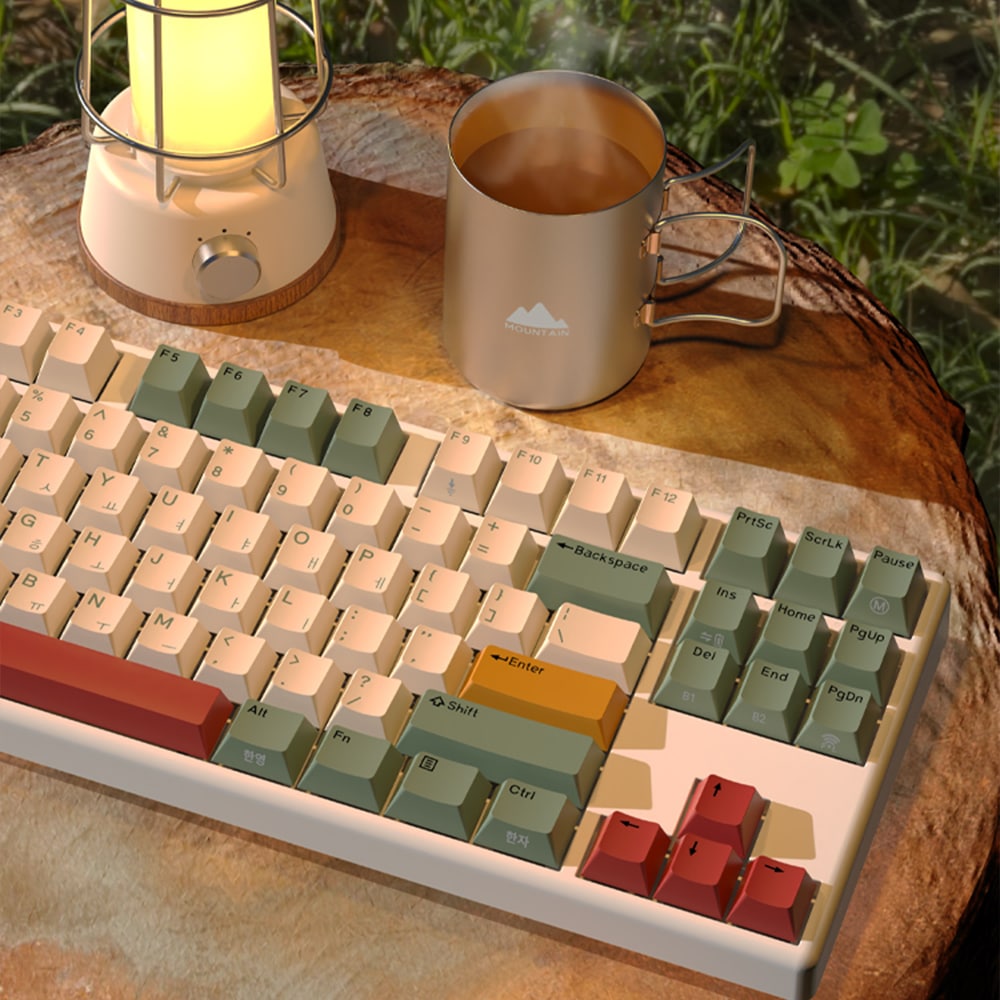 한성컴퓨터 GK893B PRO 염료승화 EDITION 8K 래피드트리거 무접점키보드 캠핑35g