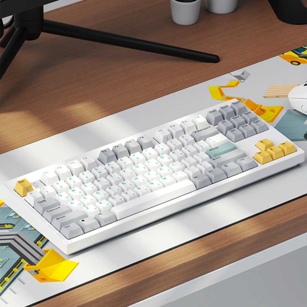 한성컴퓨터 TFX GTO Wireless 무선 가스켓 키보드 로보 (게이트론 3.0 백축 38g)