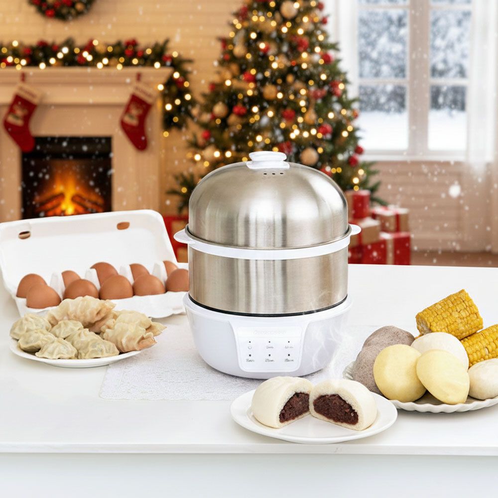 홈마블 옵션특별가4만원올스텐 2단 계란찜기 호빵 고구마 달걀삶는기계 HMBEK-10