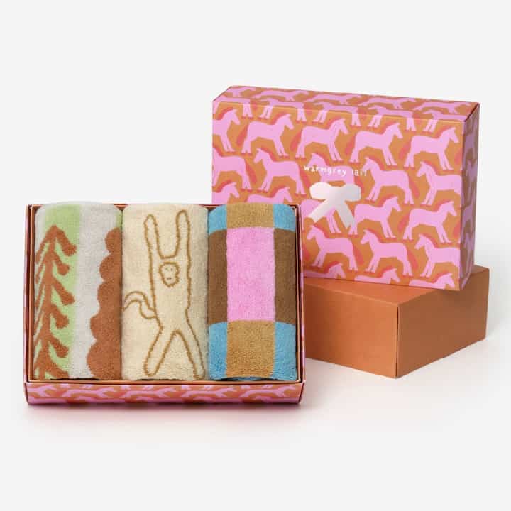 ベスト フェイスタオル 3点ギフトセット［7種］