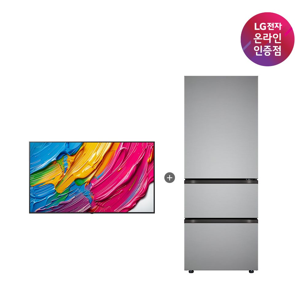 LG전자 LG QNED AI TV+디오스 김치톡톡 (65QNED75AEA + Z330MPSF11)