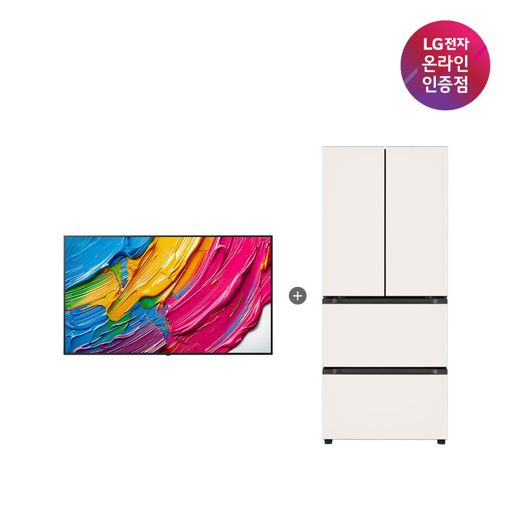 LG전자 LG QNED AI TV+디오스 김치톡톡 (75QNED75AEA + Z408MEEF23)