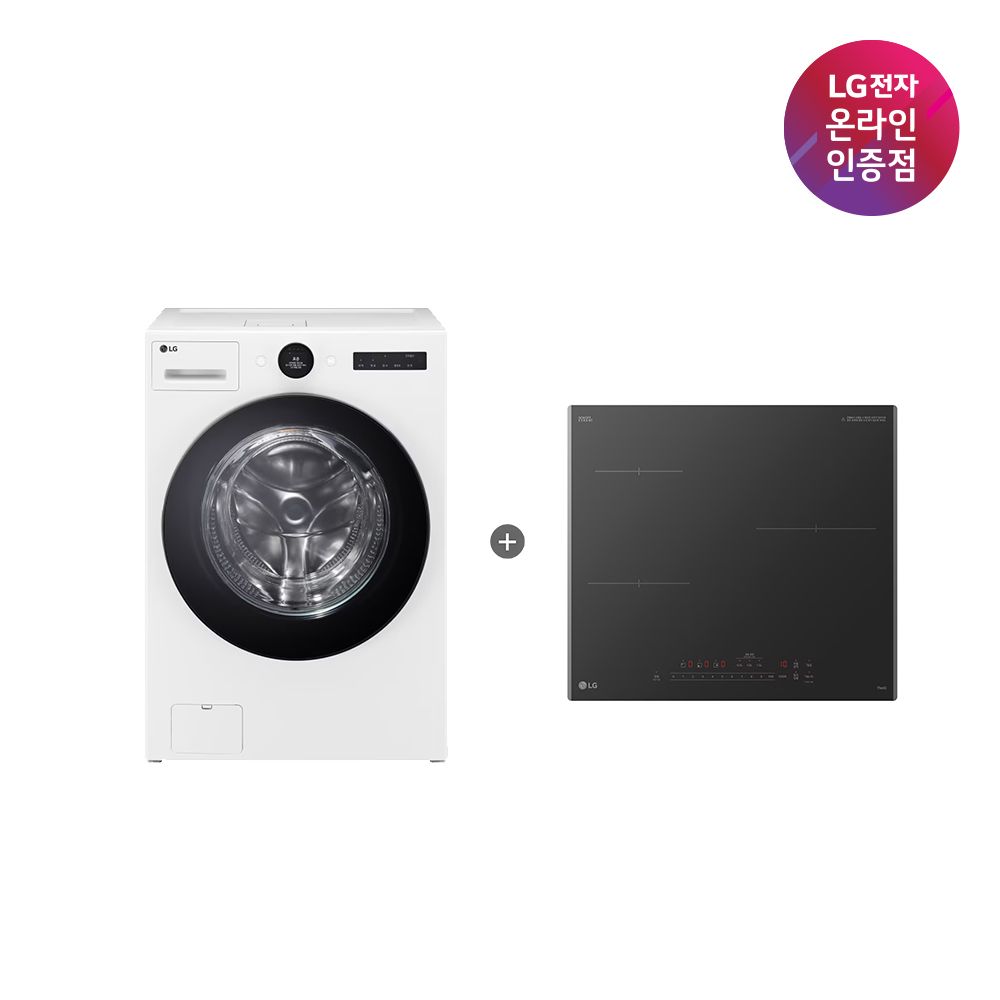 LG전자 LG 트롬 오브제컬렉션 워시콤보+디오스 인덕션(FH25WA + BEI3ASB2OE)