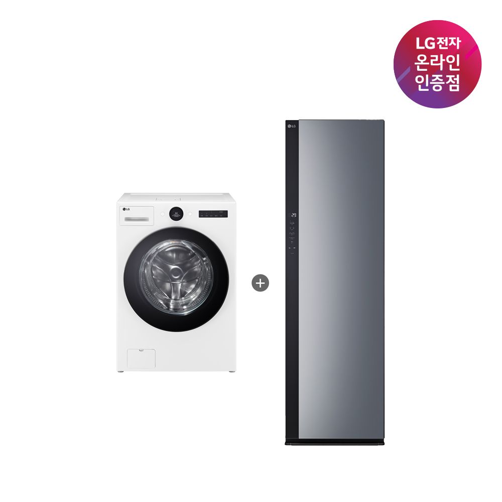 LG전자 LG 트롬 오브제컬렉션 워시콤보 + LG 스타일러 (FH25WA + SC5GMR52)