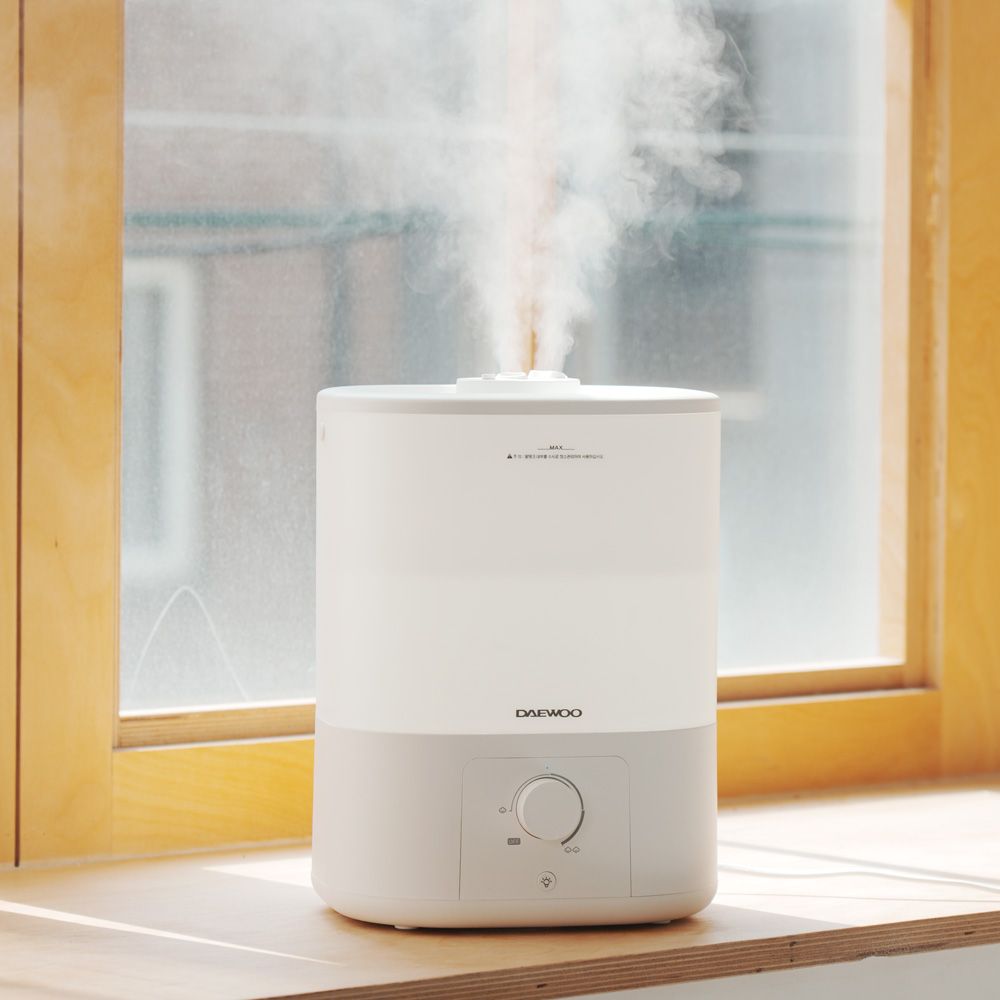 [중고] 대우 [리퍼]4L 저소음 간편세척 초음파 가습기 DEH-X1000 화이트