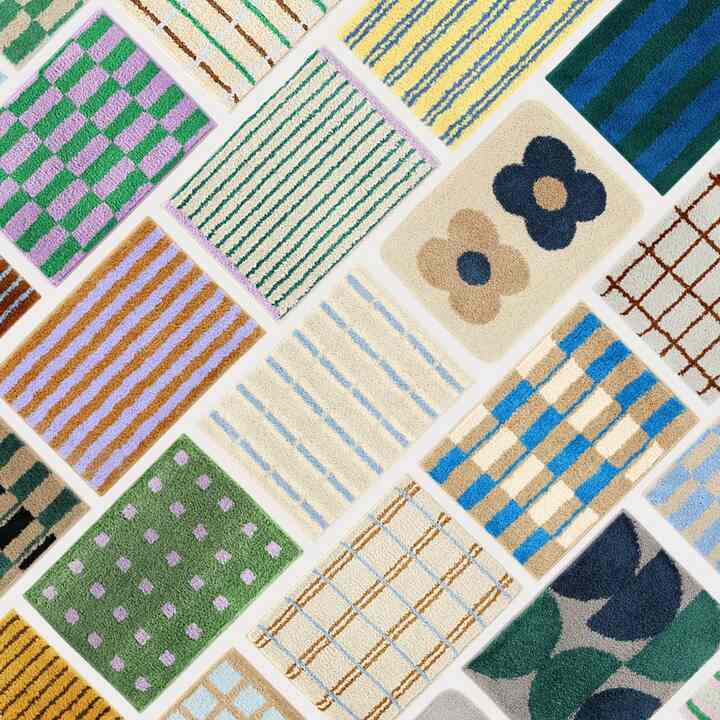 ジャガード デザイン マット［15種］