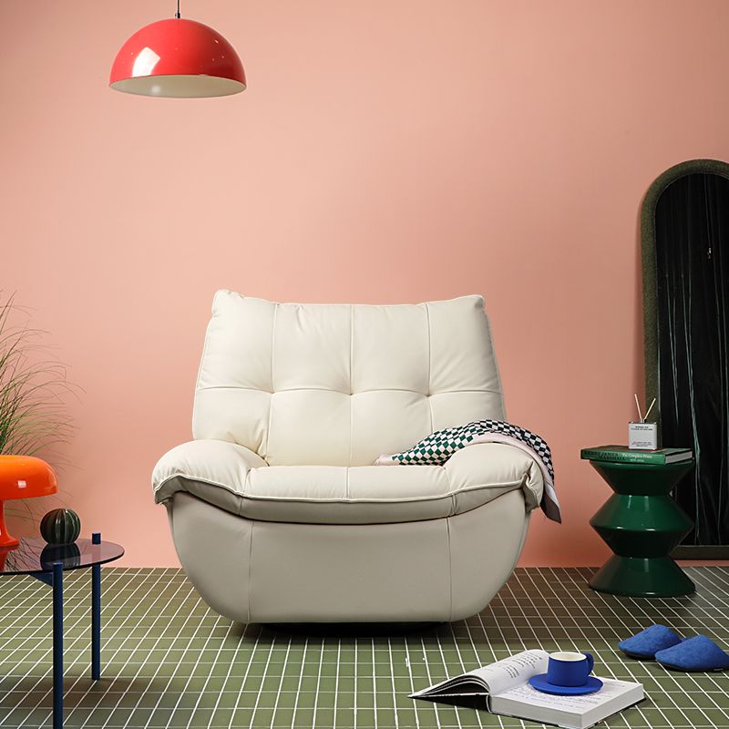 [신상품] 플래지어 베이글2 와이드 전동 리클라이너 소파 1인용 천연가죽 싱글 소파 2Colors