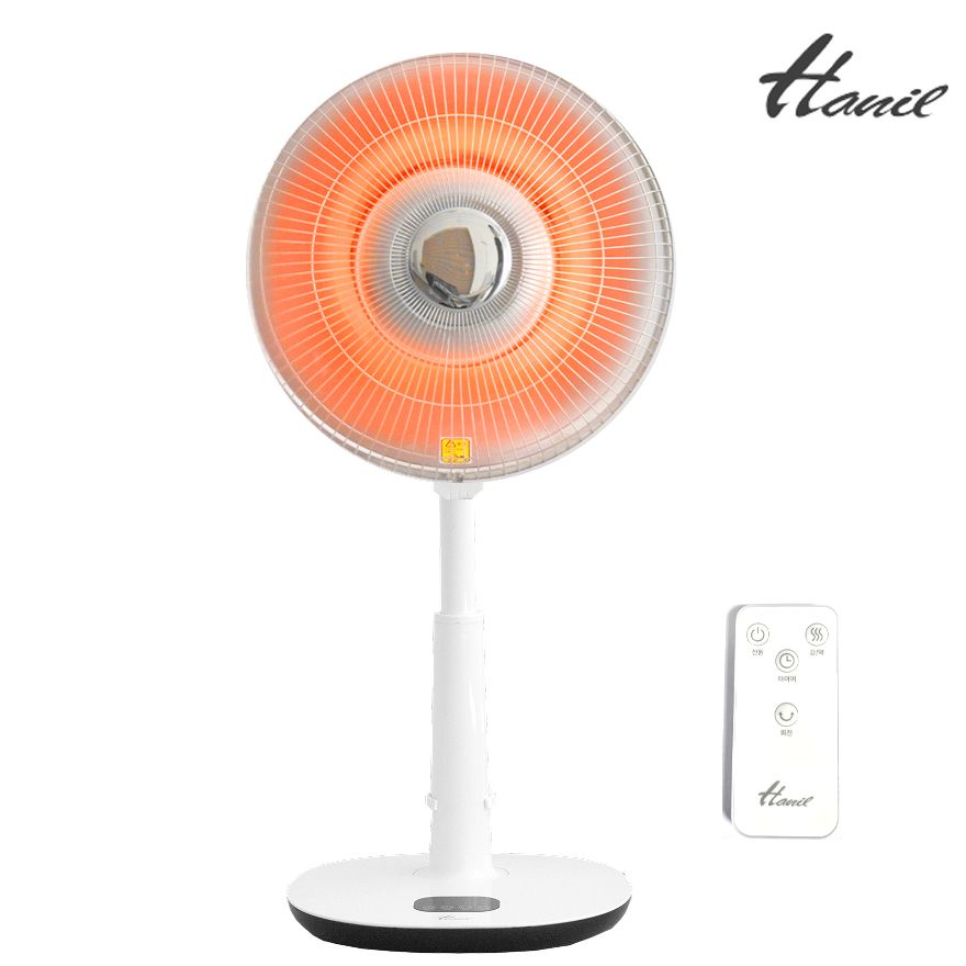 한일전기 디지털 선풍기형 전기히터 전기난로 하이라이트 스토브 가정용 사무실 리모컨 26년형