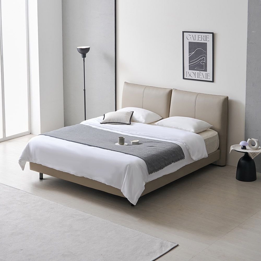 라로퍼니처 브리튼 가죽 호텔식 침대 LK