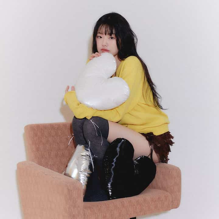 【中身付き】GLOSSY ハート クッション