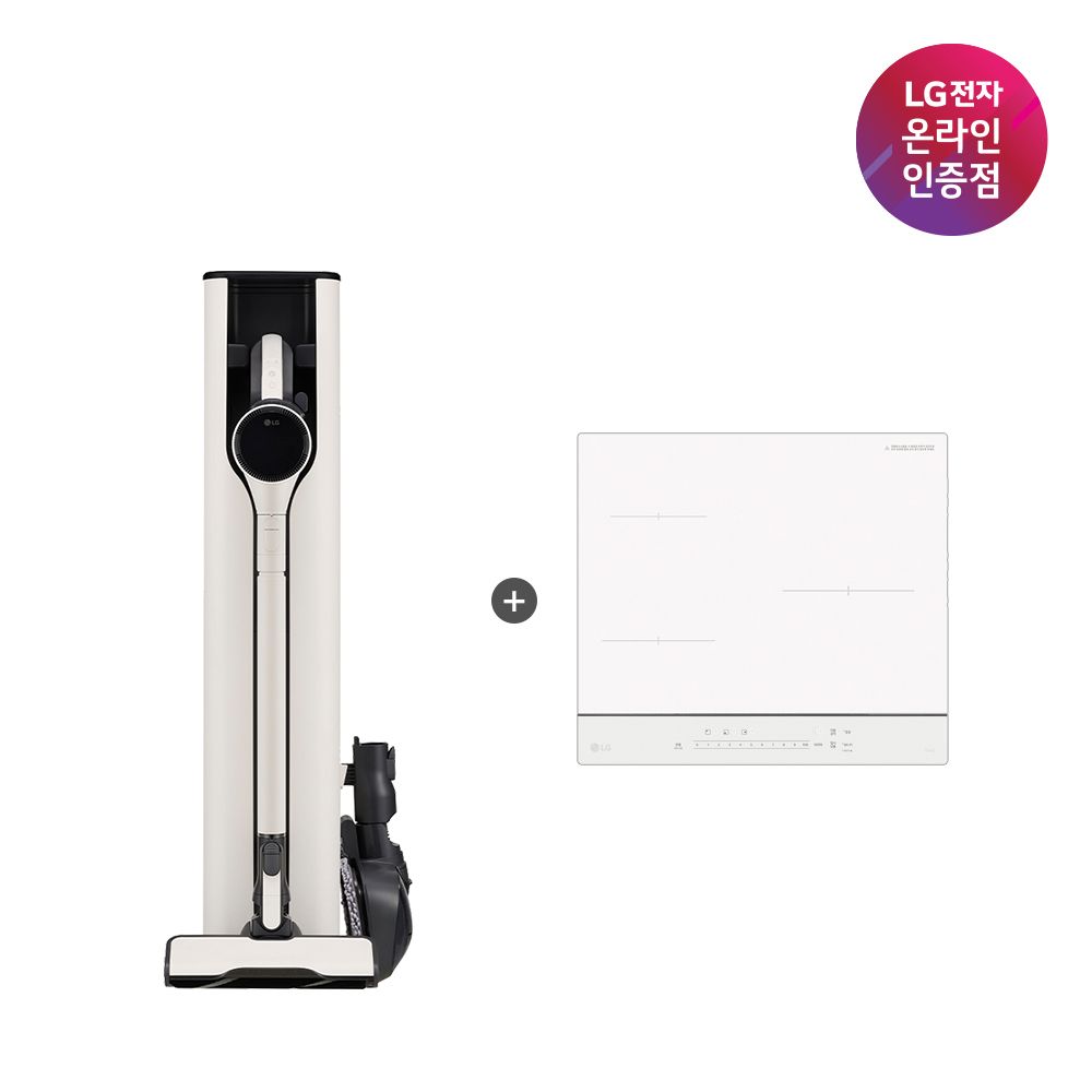 LG전자 LG 코드제로 오브제컬렉션 A9S + 인덕션 (AI927WA + BEI3QKHLOE)