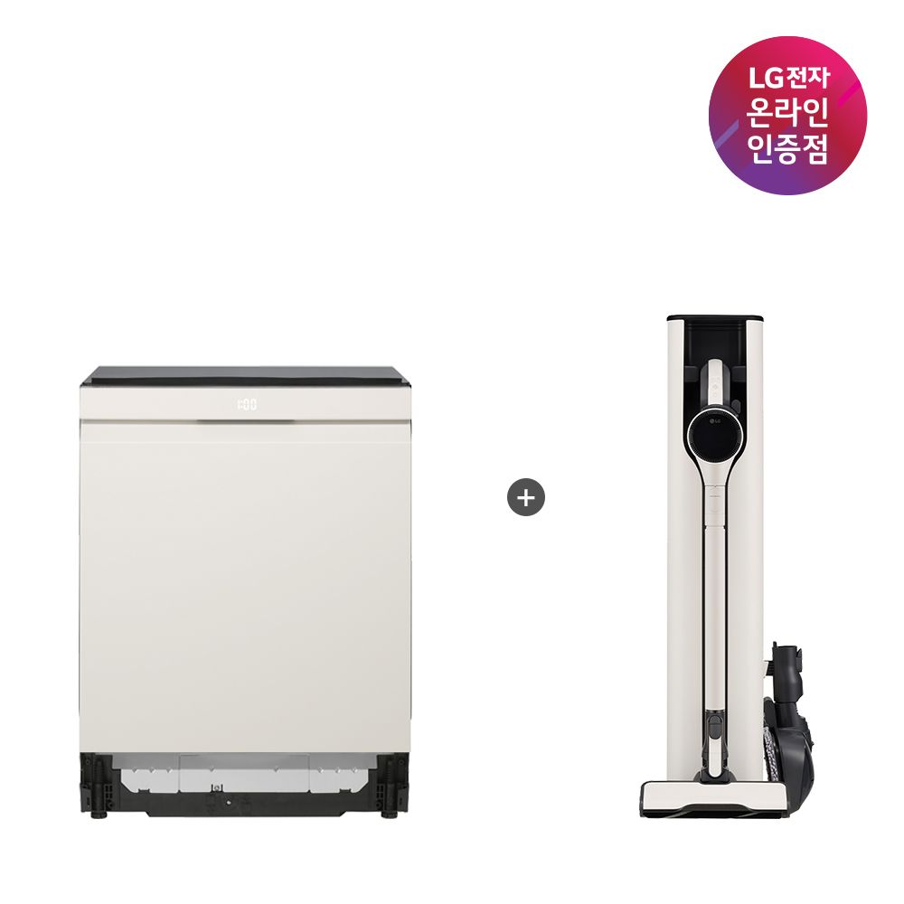 LG전자 LG 오브제컬렉션 식기세척기 + 코드제로 A9S (DUE6BGL1E + AI927WA)