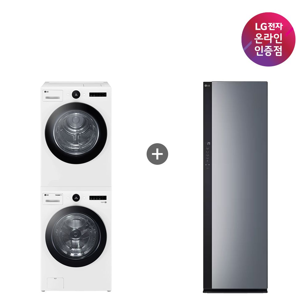LG전자 LG 트롬 세탁기건조기+LG 스타일러 오브제컬렉션 (FX23WA-20WQ+SC5GMR52)