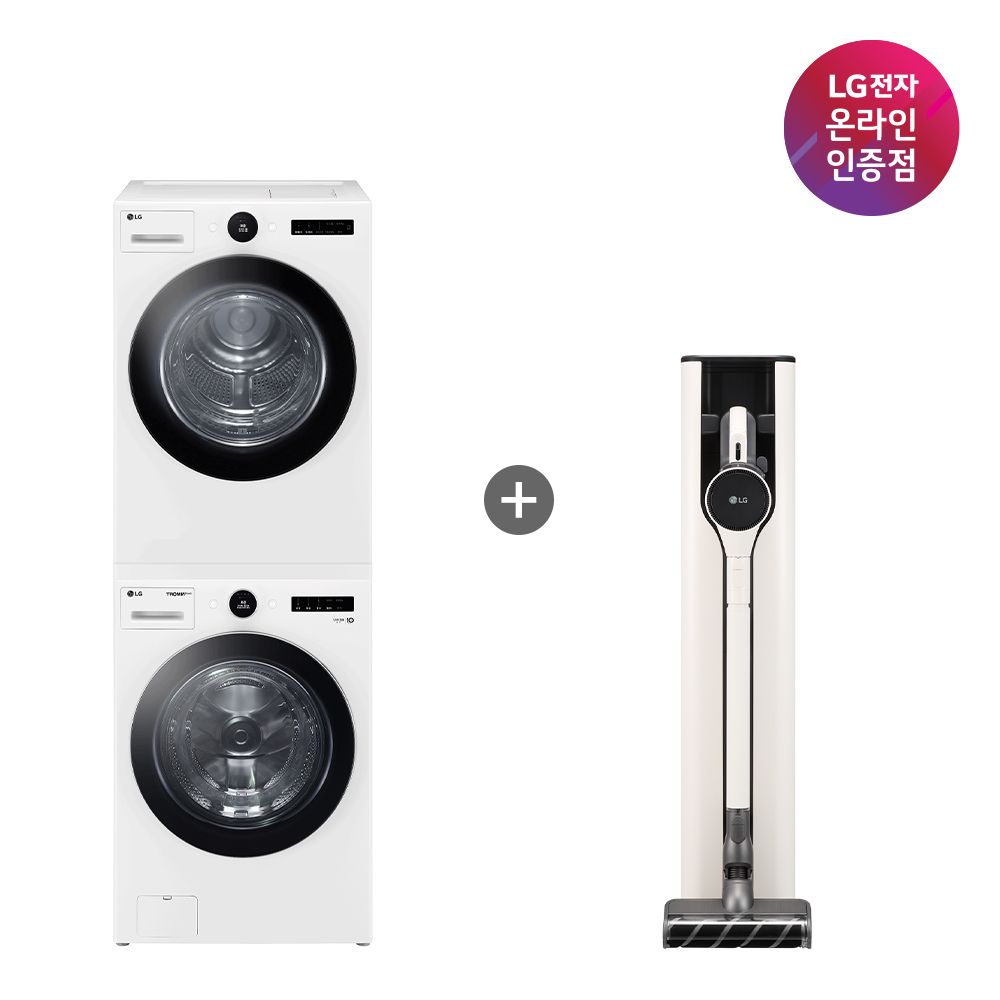 LG전자 LG 세탁기건조기세트+LG 오브제컬렉션 A7 Core (FX23WA-20WQ+A727WA)