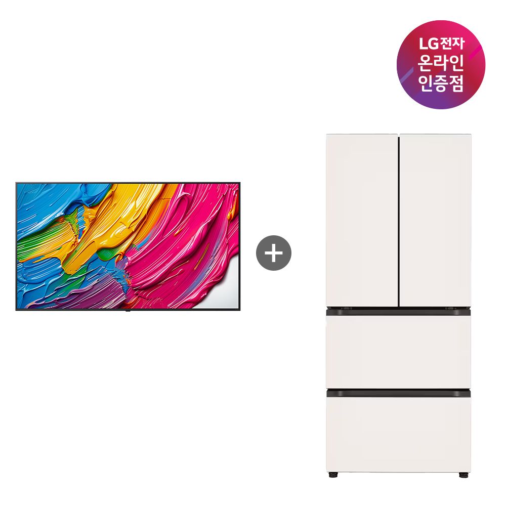 LG전자 LG QNED AI TV+ LG 오브제 김치톡톡(75QNED75AEA+Z408MEEF23)