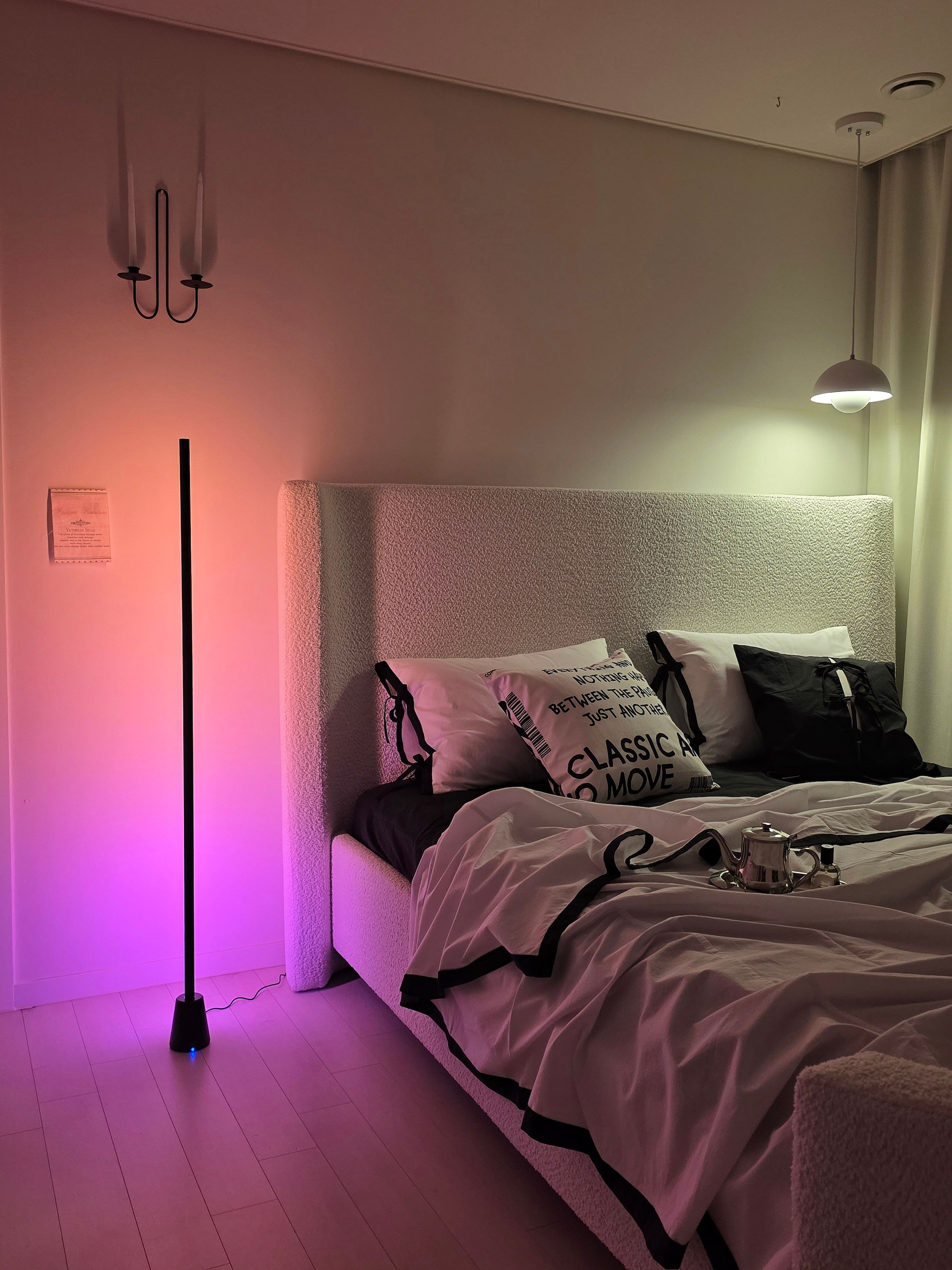 [오늘출발] [신상품] 필립스 위즈 그라디언트 컬러 플로어 거실 스탠드조명 장스탠드