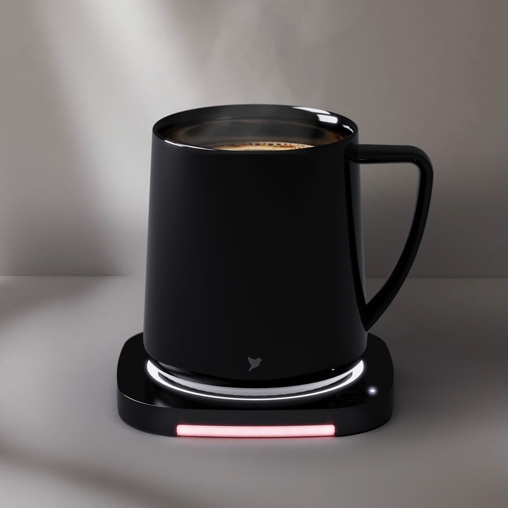 허킨스 스머그V5 온도조절&포세린컵 머그워머 D-MS5 (무선충전패드 겸용)