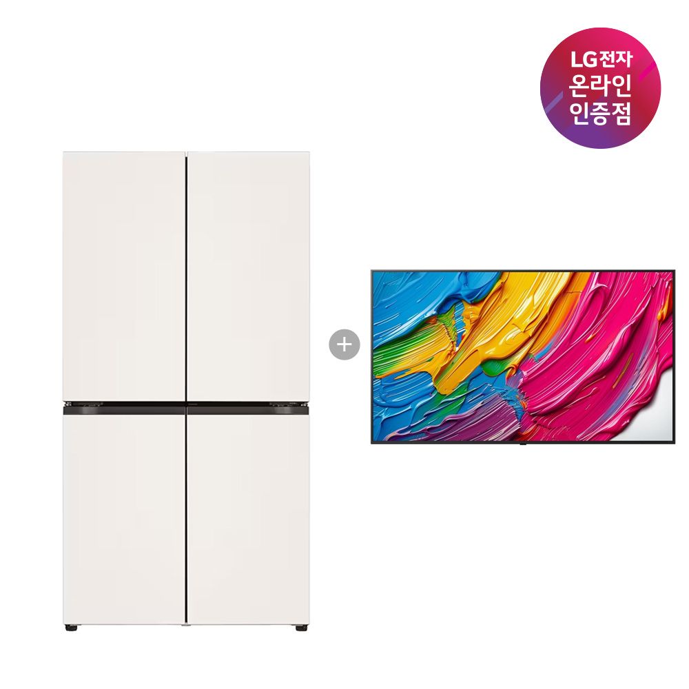 LG전자 LG 매직스페이스 냉장고+QNED AI TV T875MEE111 + 75QNED75AEA