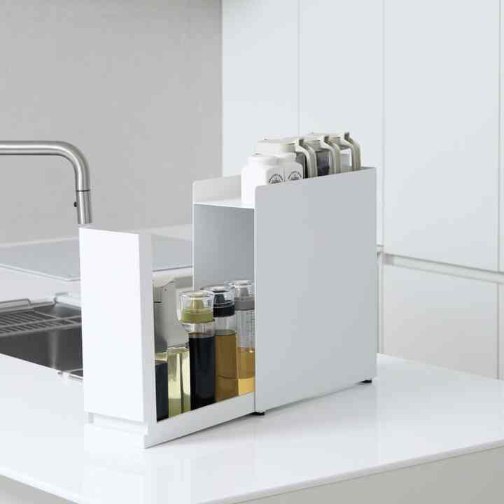 Slim Sliding Metal Storage Cabinet