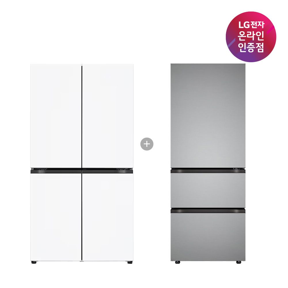 LG전자 LG 매직스페이스 냉장고+LG 디오스 김치톡톡 T875MHH111 + Z330MPSF11