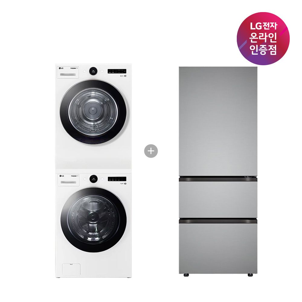LG전자 LG 세탁기건조기 세트+오브제컬렉션 김치톡톡 FX23WA-20WQ + Z330MPSF11
