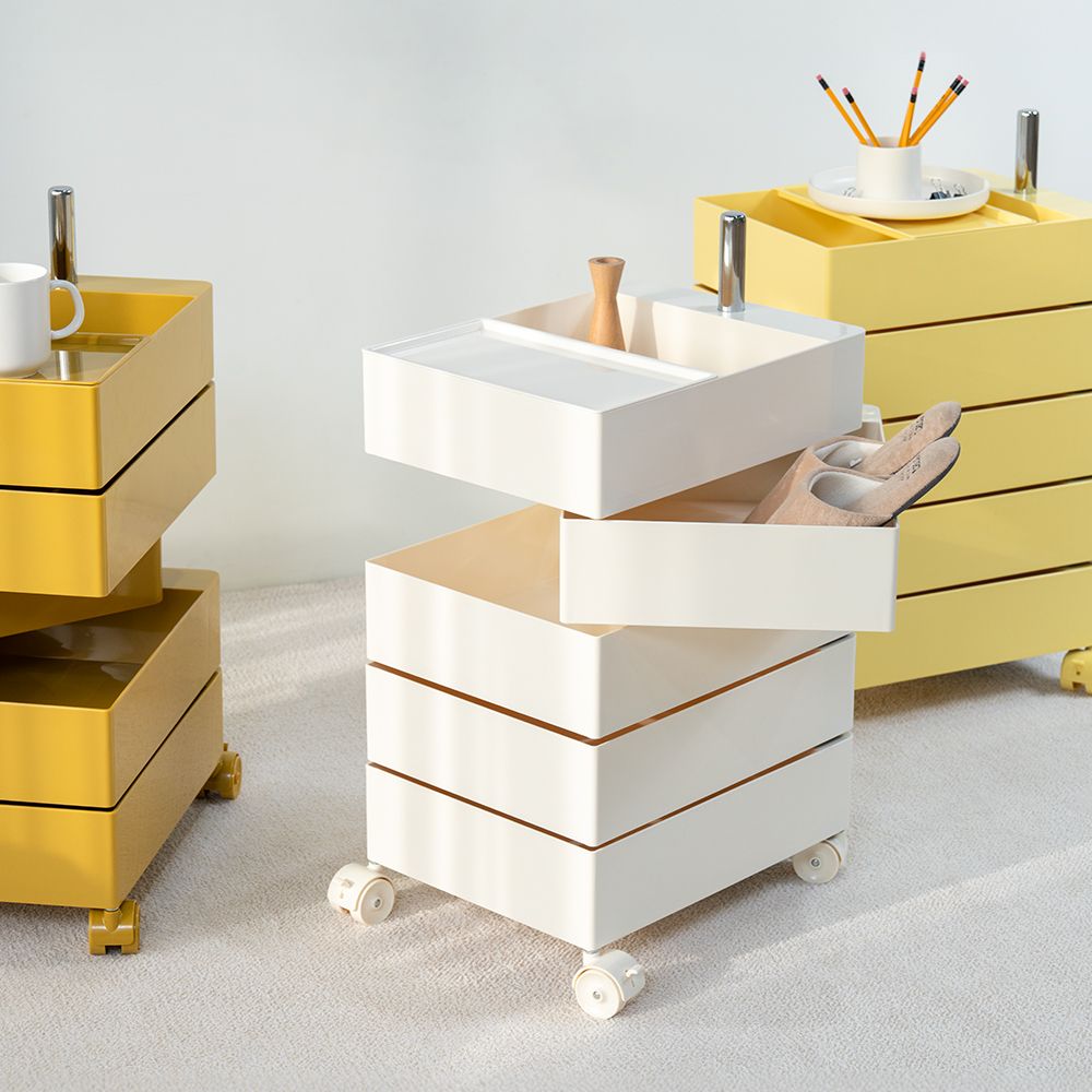 [신상품] 영가구 밀리 360도 회전 이동식 수납장 5단 트롤리 6colors