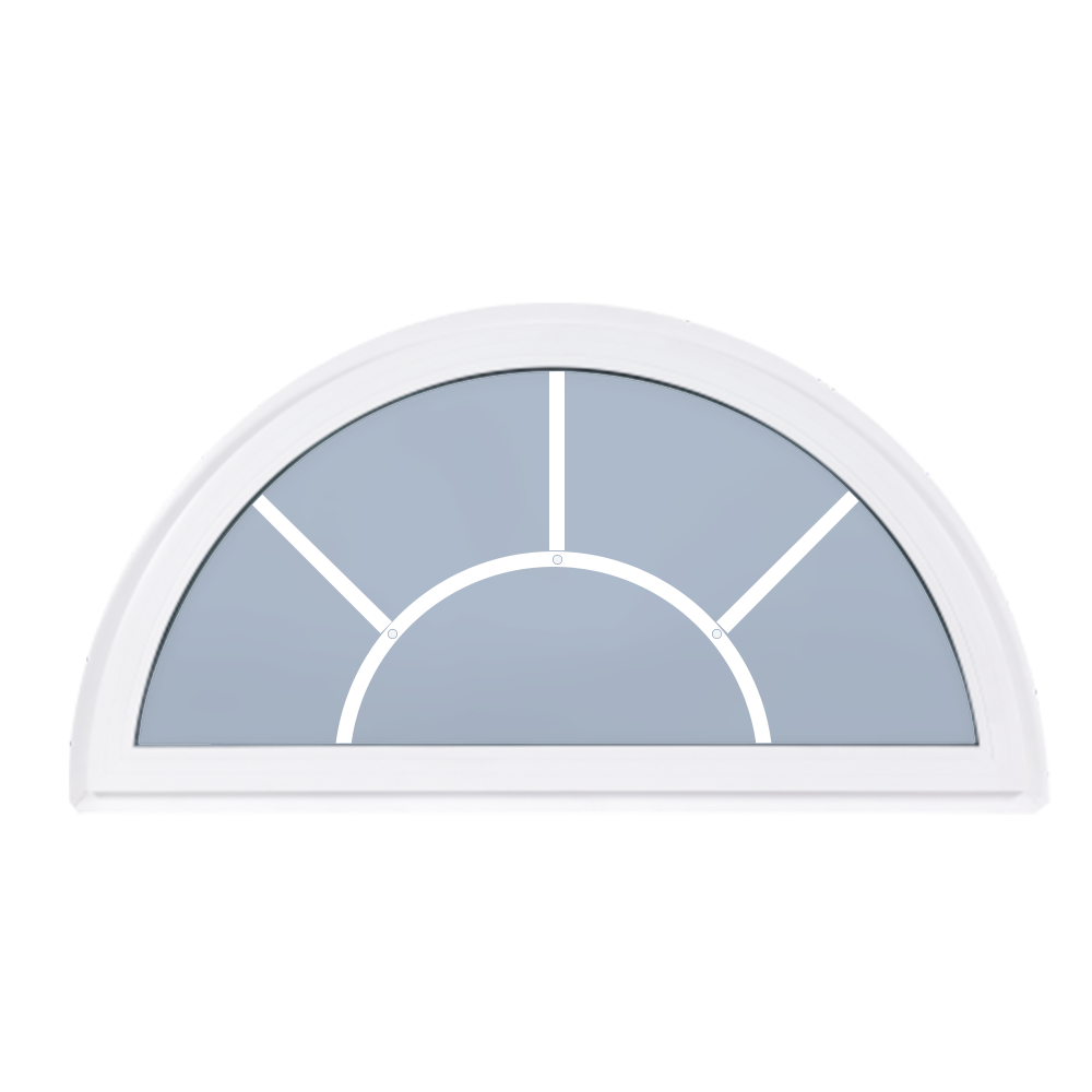 JADE 로이 격자창문 고정창 하프라운드 시스템창호 4020 